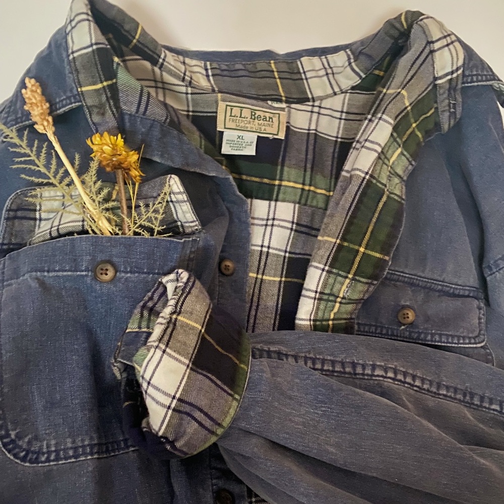 LLBEAN vintage denim jacket